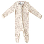 Zip-Up Footie Pajama - Jurassic Park Fossils