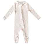 Zip-Up Footie Pajama - Oat