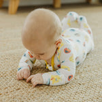 Zip-Up Footie Pajama - Sesame Scribbles