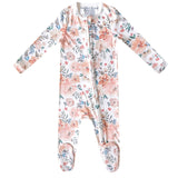 Zip-Up Footie Pajama Set - Autumn