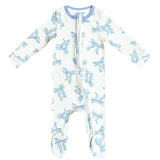 Zip Up Footie Pajama Set Daphne