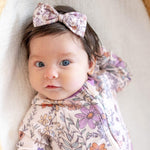 Zip Up Footie Pajama Set Flora