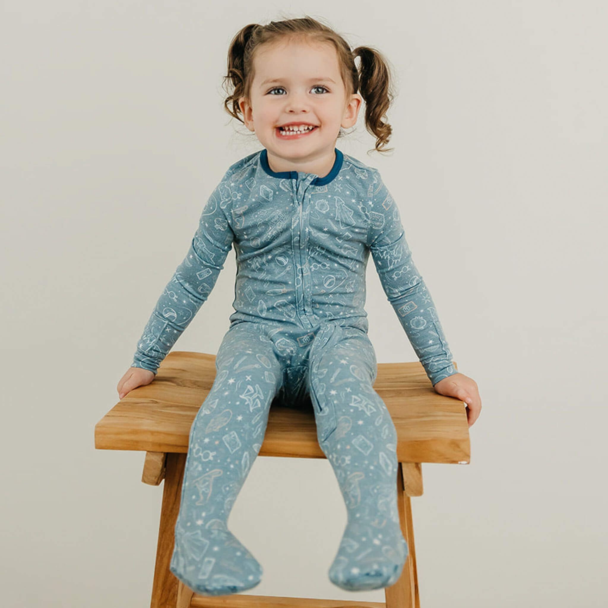 Zip Up Footie Pajama Set Hogwarts