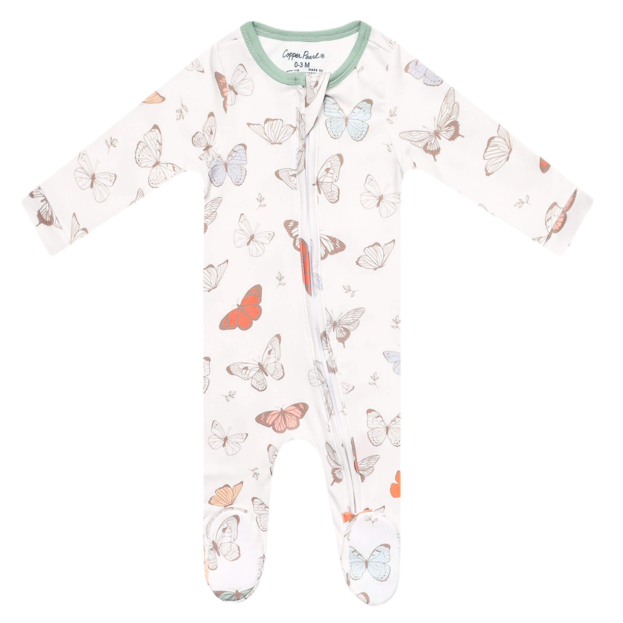 Zip Up Footie Pajama Set Luna