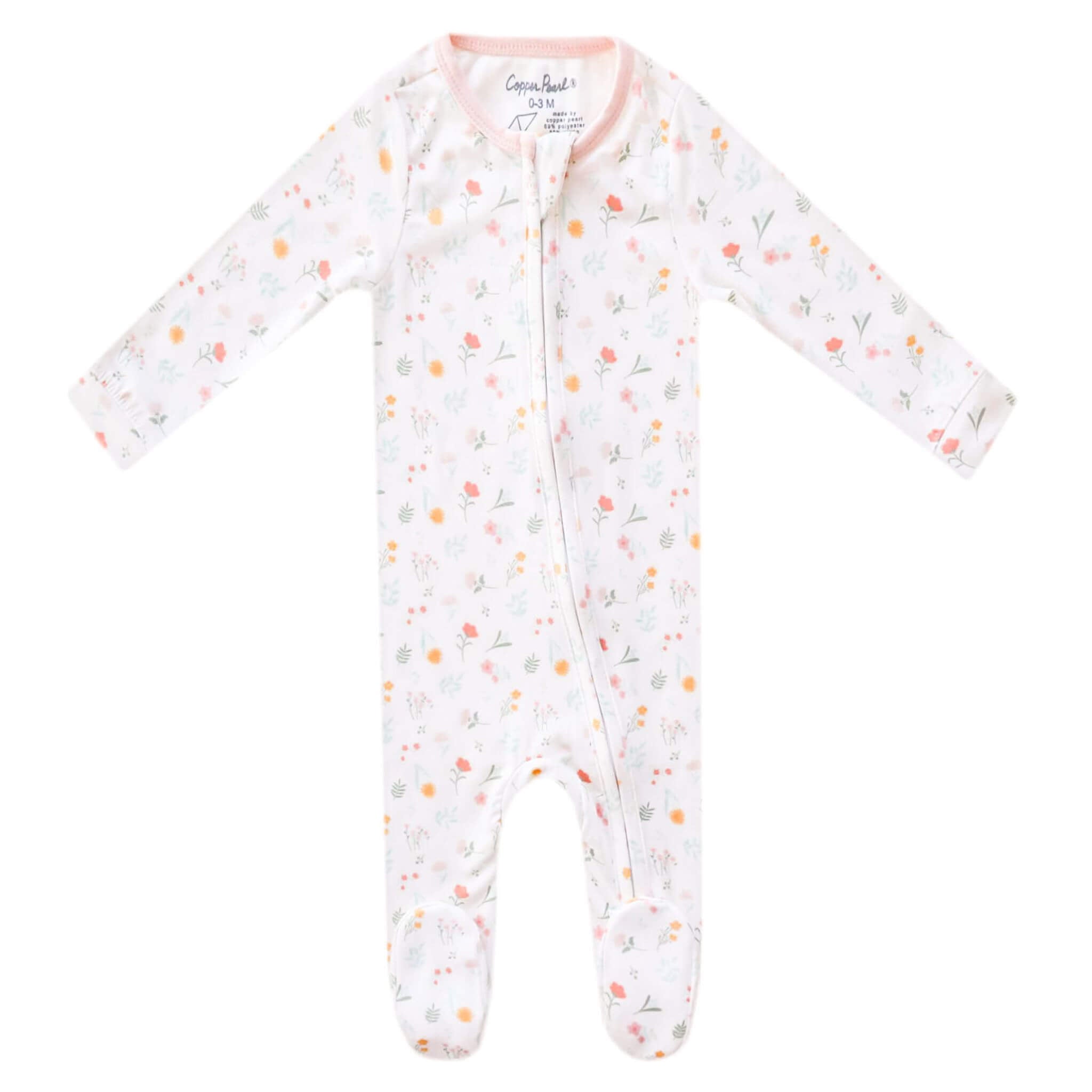 Zip Up Footie Pajama Set Mabel
