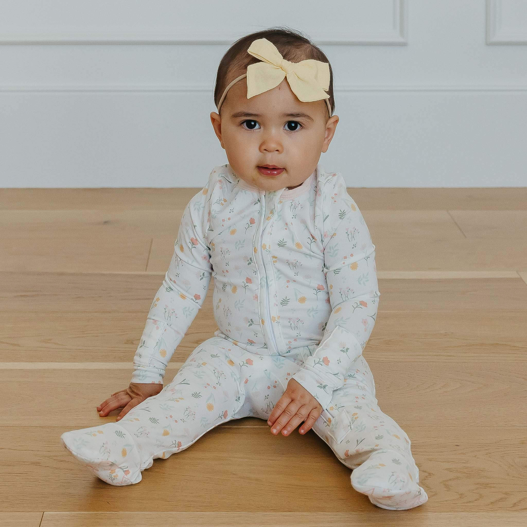 Zip Up Footie Pajama Set Mabel