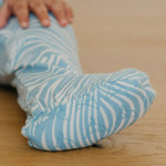 Zip Up Footie Pajama Set Surf 