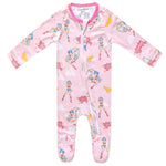 Zip Up Footie Pajama Set - Wonder Woman