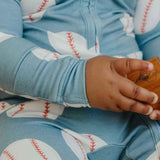 Zip-Up Footie Pajama - Slugger