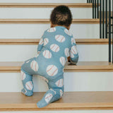 Zip-Up Footie Pajama - Slugger
