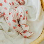 Zip-Up Footie Pajama - Strawberry