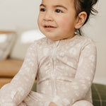 Zip-Up Footie Pajama - Tracker