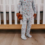 Zip-Up Footie Pajama - Trout