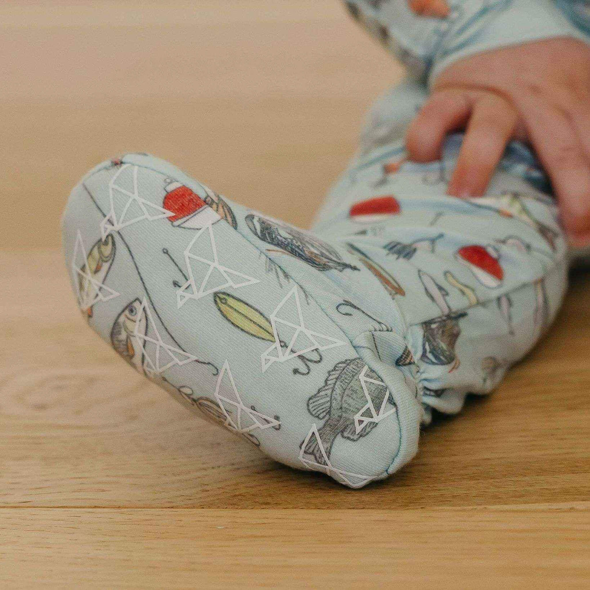 Zip-Up Footie Pajama - Trout