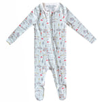 Zip-Up Footie Pajama - Trout