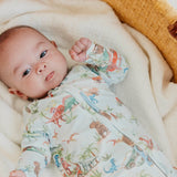 Zip-Up Footie Pajama - Dino Explorer
