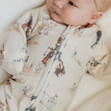 Zip-Up Footie Pajama - Montana