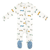 Zip-Up Footie Pajama - Speedster