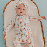 Zip-Up Footie Pajama - Juliet