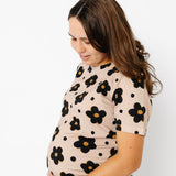 Women's Fitted Pajama Set - Gemma In Tan