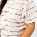 Cotton Pocket Tee - Teton in Pink