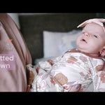 Newborn Knotted Gown - Cutie