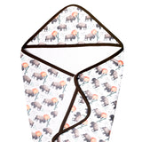 Premium Baby Knit Hooded Towel - Bison