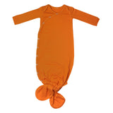 Newborn Knotted Gown - Blaze