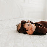 Newborn Knotted Gown - Moose