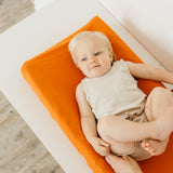 Premium Knit Diaper Changing Pad Cover - Blaze