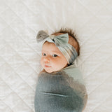 Knit Headband Bow - Picasso