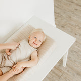 Premium Knit Diaper Changing Pad Cover - Clay