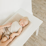 Premium Knit Diaper Changing Pad Cover - Clay