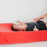 Premium Knit Diaper Changing Pad Cover - Mara