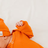 Newborn Knotted Gown - Blaze