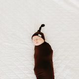 Knit Swaddle Blanket - Moose