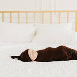 Knit Swaddle Blanket - Moose