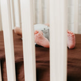 Premium Knit Fitted Crib Sheet - Moose