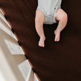 Premium Knit Fitted Crib Sheet - Moose