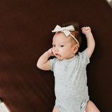 Premium Knit Fitted Crib Sheet - Moose