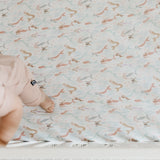 Premium Knit Fitted Crib Sheet - Coral
