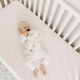 Premium Knit Fitted Crib Sheet - Lainey