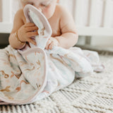 Premium Baby Knit Hooded Towel - Coral