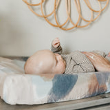 Premium Knit Diaper Changing Pad Cover - Picasso