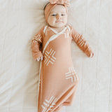 Newborn Knotted Gown - Mesa