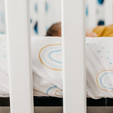 Premium Knit Fitted Crib Sheet - Skye