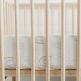 Premium Knit Fitted Crib Sheet - Skye