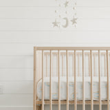 Premium Knit Fitted Crib Sheet - Skye