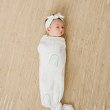 Knit Swaddle Blanket - Skye