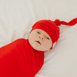 Top Knot Hat - Apple